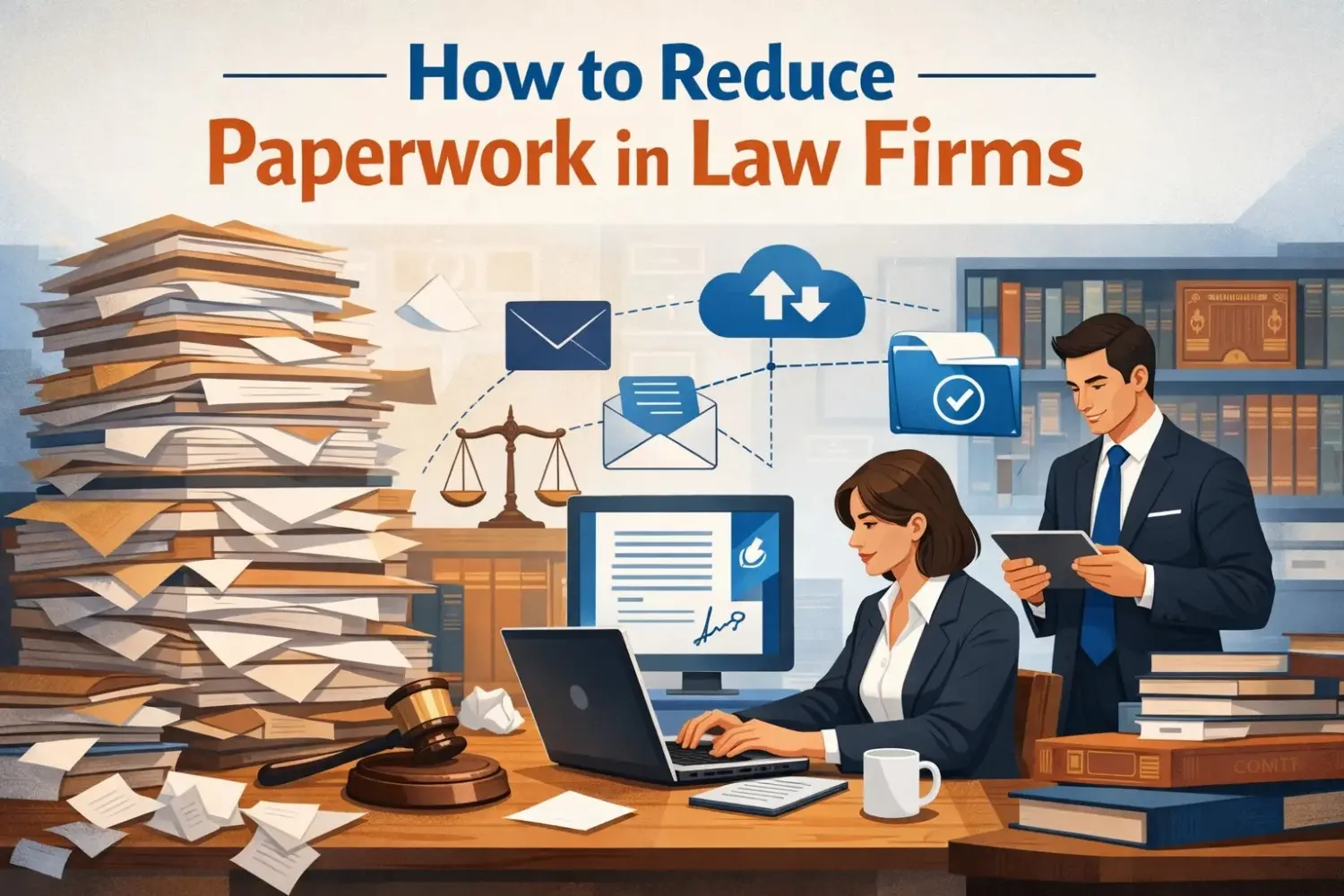 How to Reduce Paperwork in Law Firms