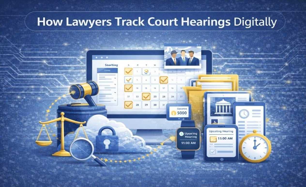 How Lawyers Track Court Hearings Digitally