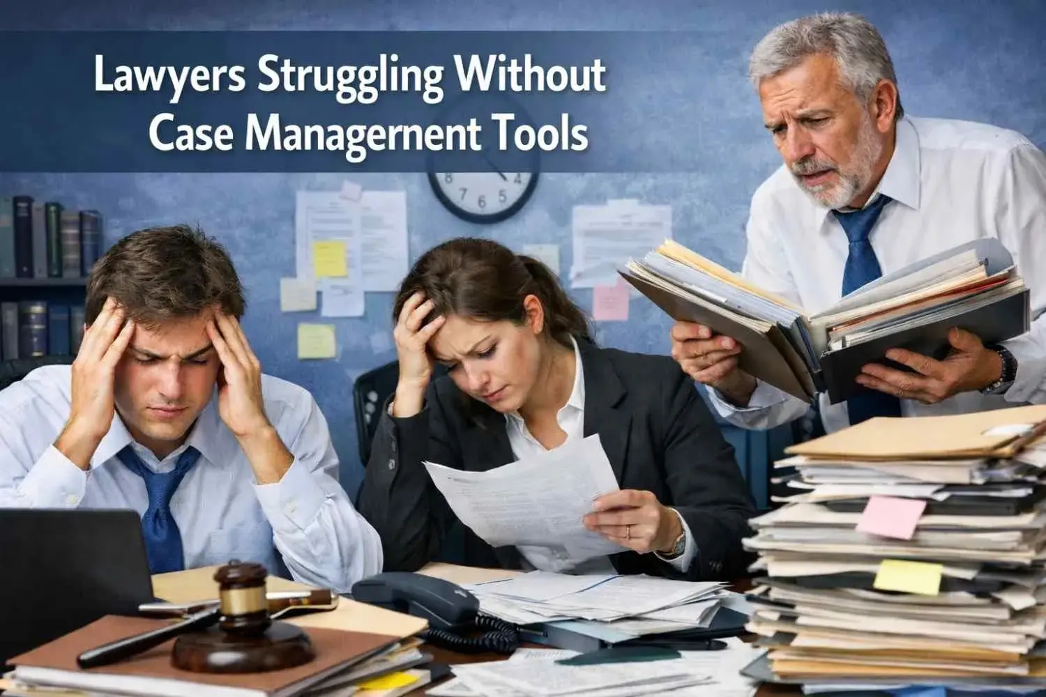 Lawyers Struggling Without Case Management Tools