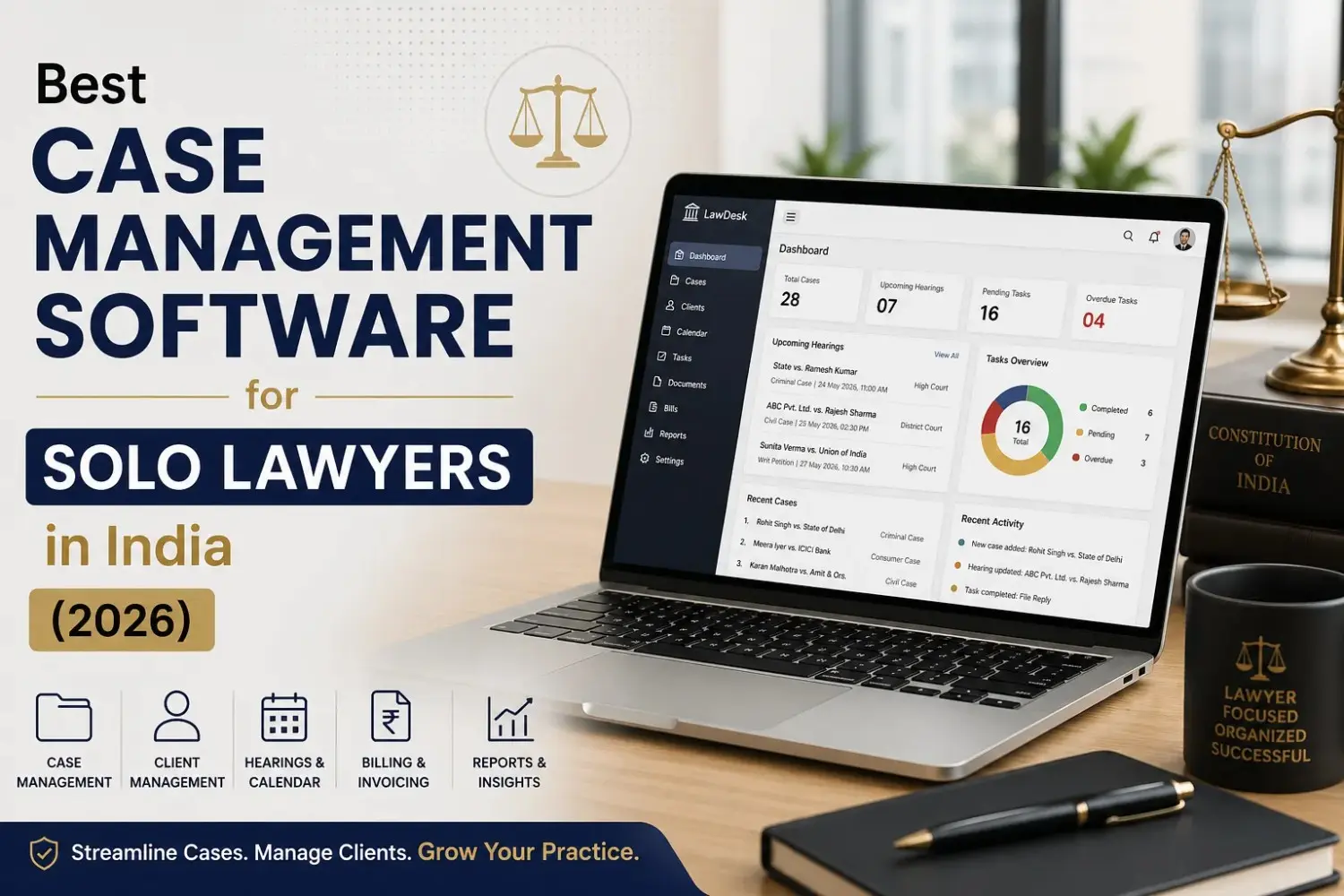 Best Case Management Software for Solo Lawyers in India (2026)