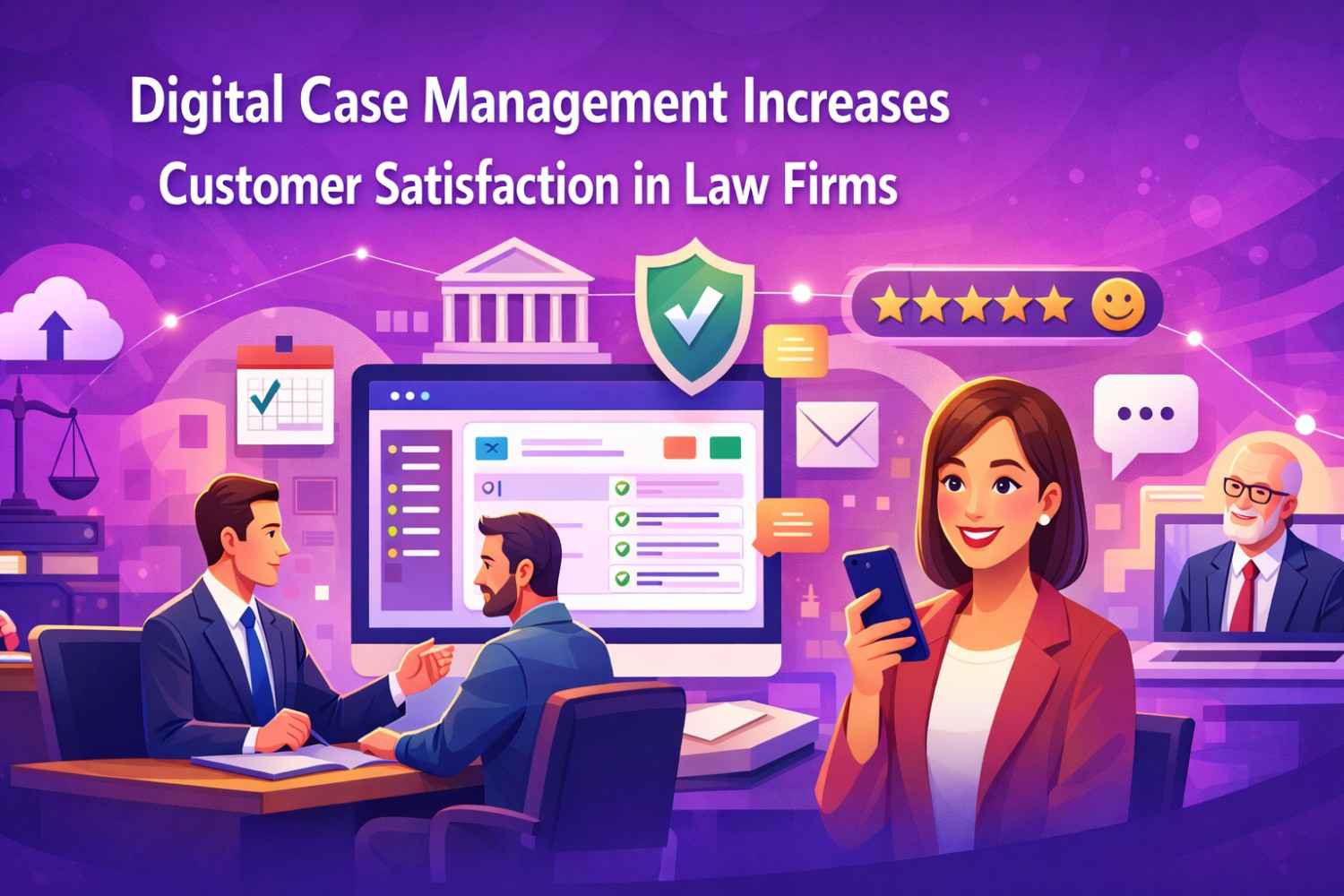 Digital Case Management Increases Customer Satisfaction in Law Firms