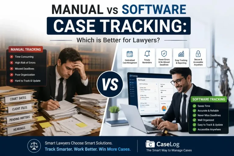 Manual vs Software Case Tracking: Which is Better for Lawyers?